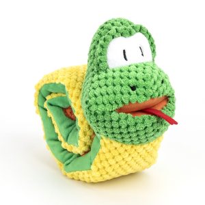 Squeaky snake toy